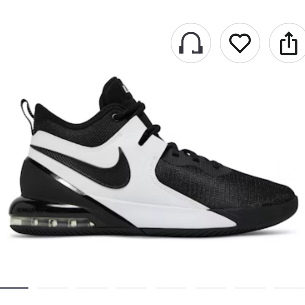 Nike Air Max Impact Athletic Men’s Shoes Black White Size 9